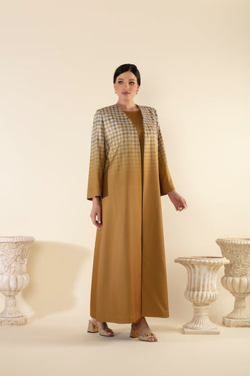 LADYLIKE HOUNDSTOOTH IN MUSTARD - RTW